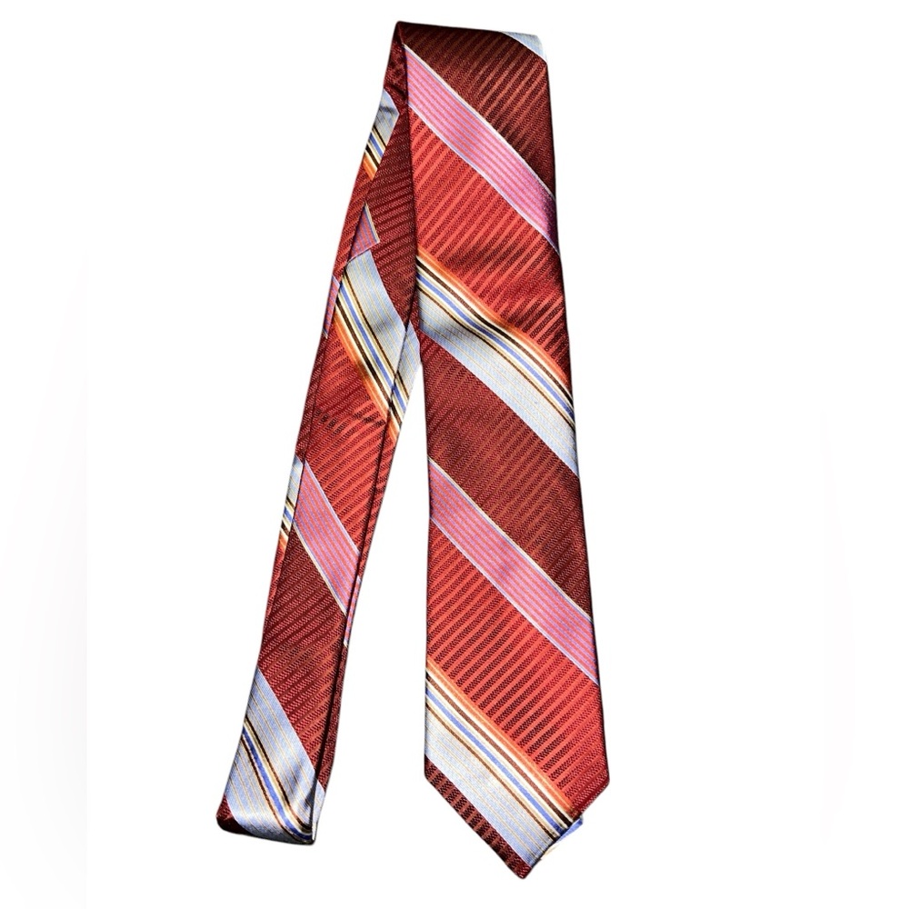 Ted Baker Men’s Stripe Print Silk Tie